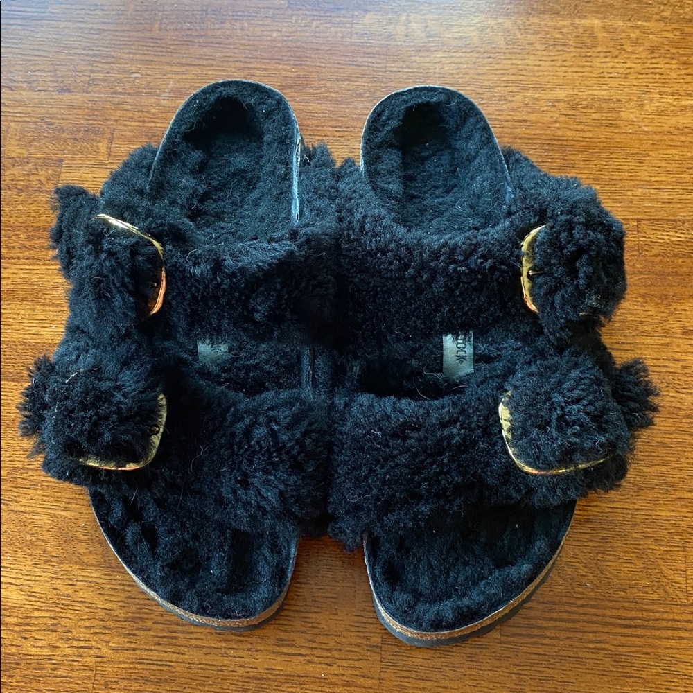 Birkenstock Teddy Arizona Sandals - Size 40